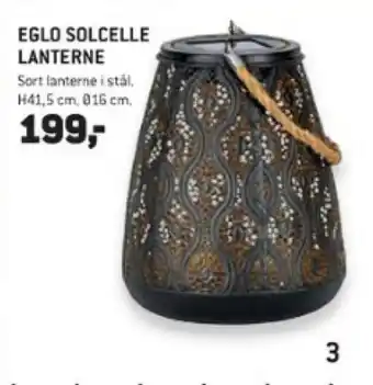 XL-BYG EGLO SOLCELLE LANTERNE tilbud