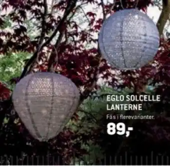 XL-BYG EGLO SOLCELLE LANTERNE tilbud