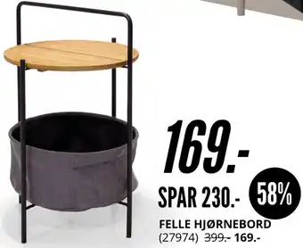 Felle Hjørnebord