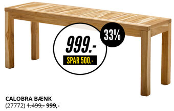 Calobra Bænk