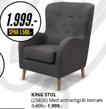 My Home King Stol tilbud