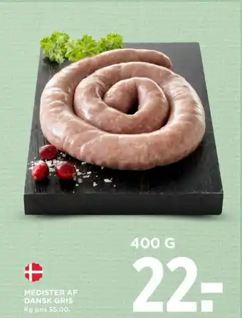 MENY MEDISTER AF DANSK GRIS tilbud