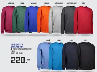 Sport 24 ID Identity Swearshirt tilbud