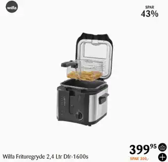 Kop & Kande Wilfa Frituregryde 2,4 Ltr Dfr-1600s tilbud