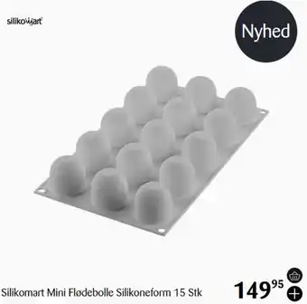 Kop & Kande Silikomart Mini Flødebolle Silikoneform 15 Stk tilbud