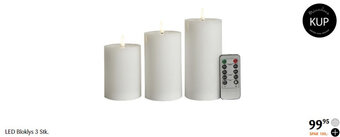 Kop & Kande LED Bloklys 3 Stk. tilbud