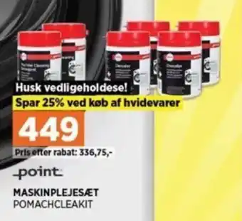 Power MASKINPLEJESÆT POMACHCLEAKIT tilbud