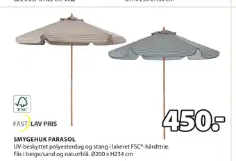 JYSK SMYGEHUK PARASOL tilbud