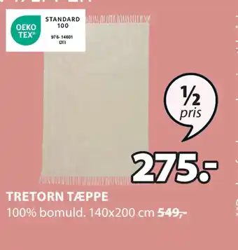 JYSK TRETORN TÆPPE tilbud