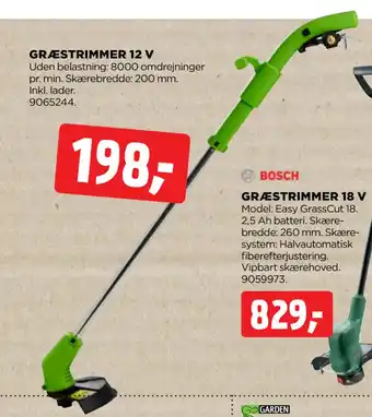 jem & fix GRÆSTRIMMER 12 V tilbud