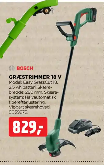 jem & fix GRÆSTRIMMER 18 V tilbud