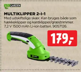 jem & fix MULTIKLIPPER 2-I-1 tilbud