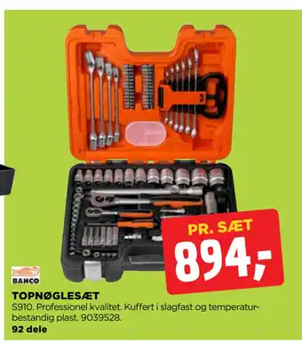 jem & fix TOPNØGLESÆT tilbud