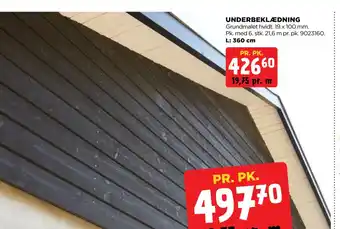 UNDERBEKLÆDNING
