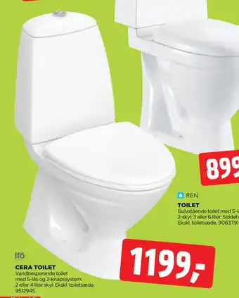 jem & fix CERA TOILET tilbud