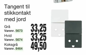 Harald Nyborg Tangent til stikkontakt med jord tilbud