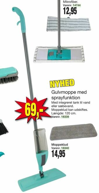 Harald Nyborg Gulvmoppe med sprayfunktion tilbud