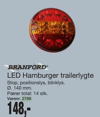 Harald Nyborg LED Hamburger trailerlygte tilbud