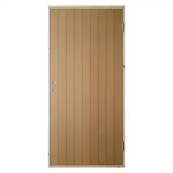 Udhusdør uden rude 888x1878 mm højre hængt