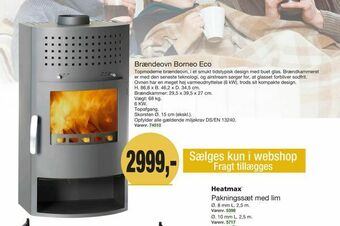 Brændeovn Borneo Eco