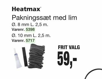 Harald Nyborg Pakningssæt med lim tilbud