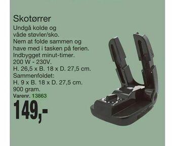 Harald Nyborg Skotørrer tilbud