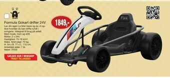 Harald Nyborg Formula Gokart drifter 24V tilbud