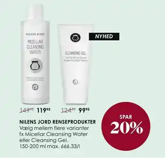 Matas Nilens jord renseprodukter tilbud