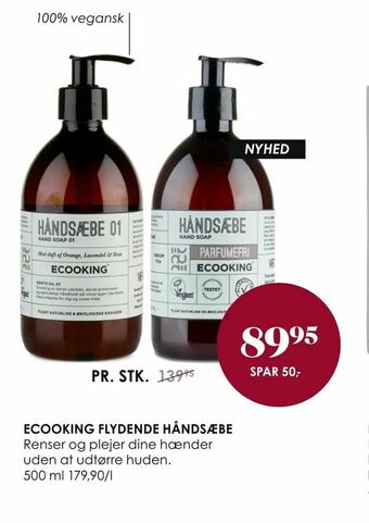 Matas Ecooking flydende håndsæbe tilbud