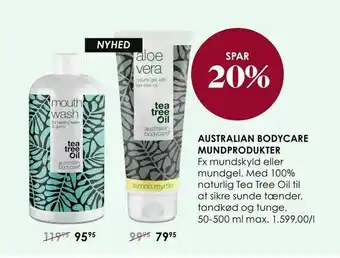 Australian bodycare mundprodukter