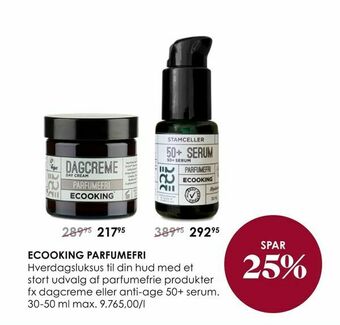 Matas Ecooking parfumefri tilbud