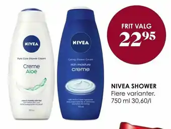 Matas Nivea shower tilbud