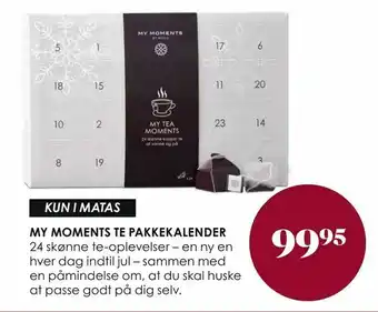 Matas My moments te pakkekalender tilbud
