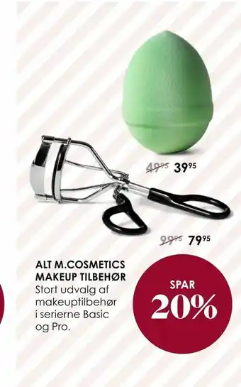 Matas Alt m.cosmetics makeup tilbehør tilbud