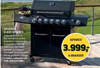 XL-BYG GASGRILL B-635 ADVANCE tilbud