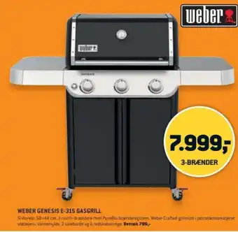 XL-BYG WEBER GENESIS E-315 GASGRILL tilbud