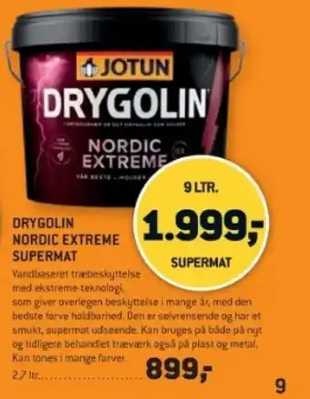 XL-BYG DRYGOLIN NORDIC EXTREME SUPERMAT tilbud