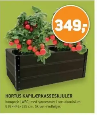 XL-BYG HORTUS KAPILÆRKASSESKJULER tilbud