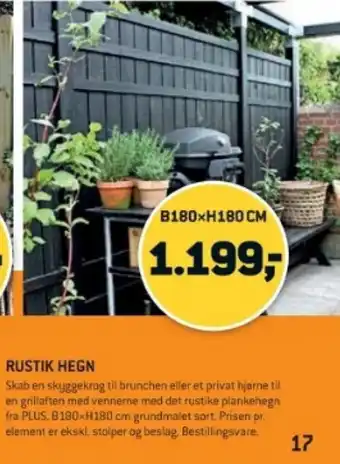 XL-BYG RUSTIK HEGN tilbud