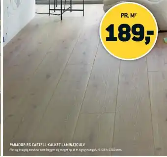 XL-BYG PARADOR EG CASTELL KALKET LAMINATGULV tilbud