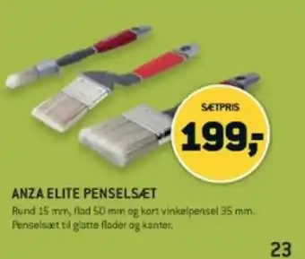 XL-BYG ANZA ELITE PENSELSÆT tilbud