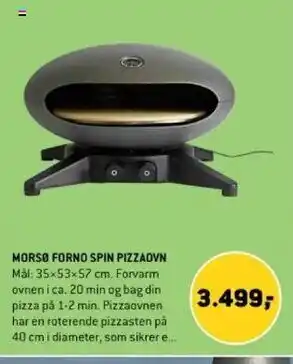XL-BYG MORSO FORNO SPIN PIZZAOVN tilbud