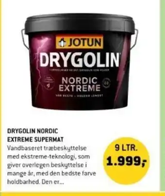XL-BYG DRYGOLIN NORDIC EXTREME SUPERMAT tilbud
