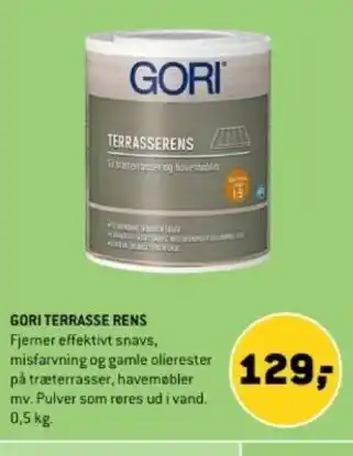 XL-BYG GORI TERRASSE RENS tilbud