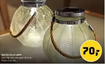 XL-BYG DGA SOLCELLE LAMPE tilbud