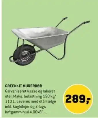 XL-BYG GREEN IT MURERBOR tilbud