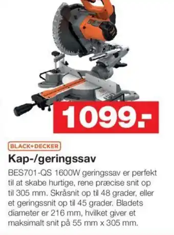 Bauhaus BLACK+DECKER Kap-/geringssav tilbud