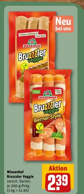 REWE DE Wiesenhof Bruzzzler Veggie tilbud