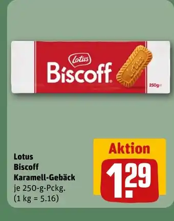 REWE Lotus Biscoff Karamell-Gebäck tilbud