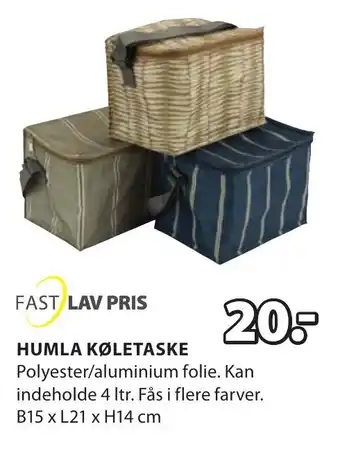 JYSK HUMLA KØLETASKE tilbud